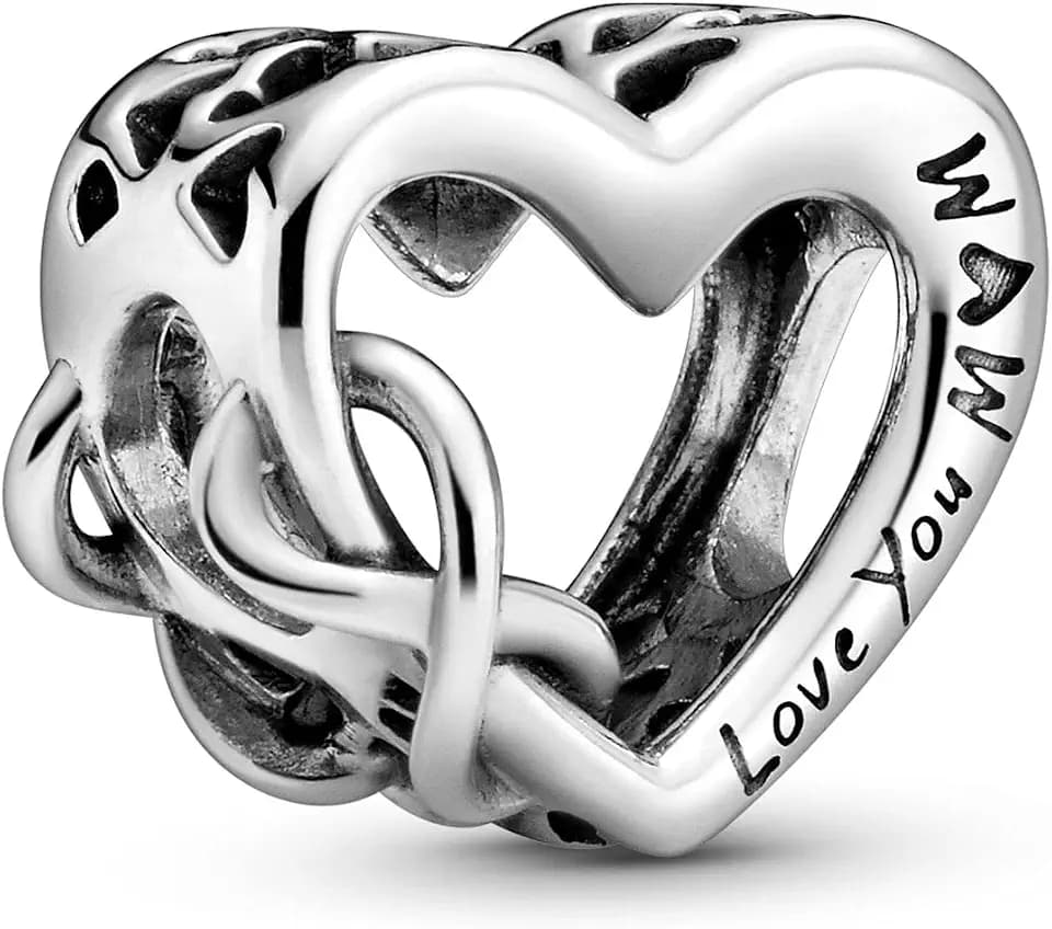 PANDORA Love You Mom Infinity Heart Charm