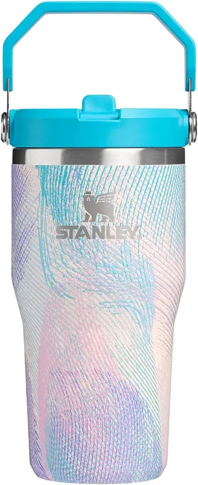 STANLEY IceFlow 2.0 Flip Straw Tumbler, 20 oz, Sea Glass Plume