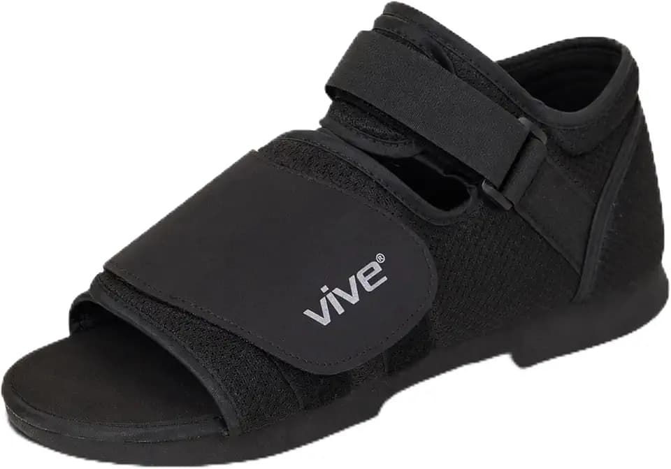 Vive Rounded Post Op Shoe for Injured Foot - Orthopedic Recovery Shoes