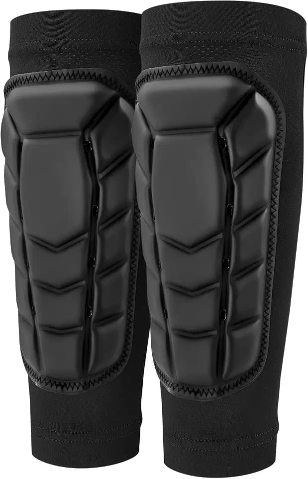 Professional Grade Protective Sleeve Soccer shin Guards, Aegicormy Breathable and Comfortable shin Guards, and are Protective Gear for Kids, Teens and Adults