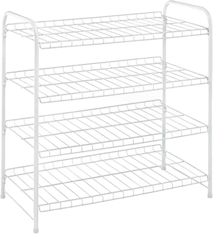 Whitmor Inc. 6023-4139-CB 4 Tier, White, Closet Shelf