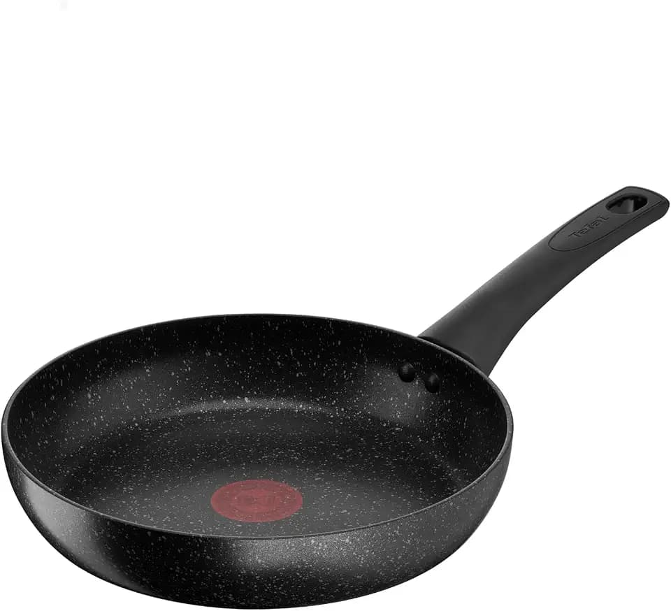 Tefal Titanium Stone Bratpfanne 20 cm, Hochleistungs-Antihaftbeschichtung, Metallspatel sicher, alle Herdarten inklusive Induktion, E1050245