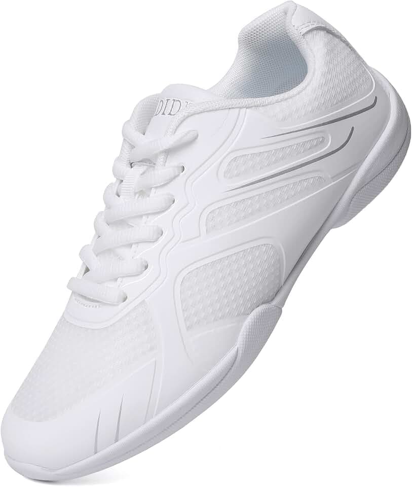CADIDL Cheer Shoes Women White Cheerleading Dance Shoes