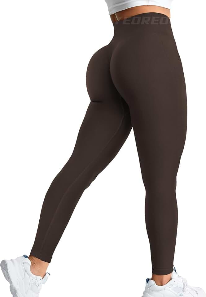 YEOREO Amplify Leggings for Women Seamless Scrunch Leggings