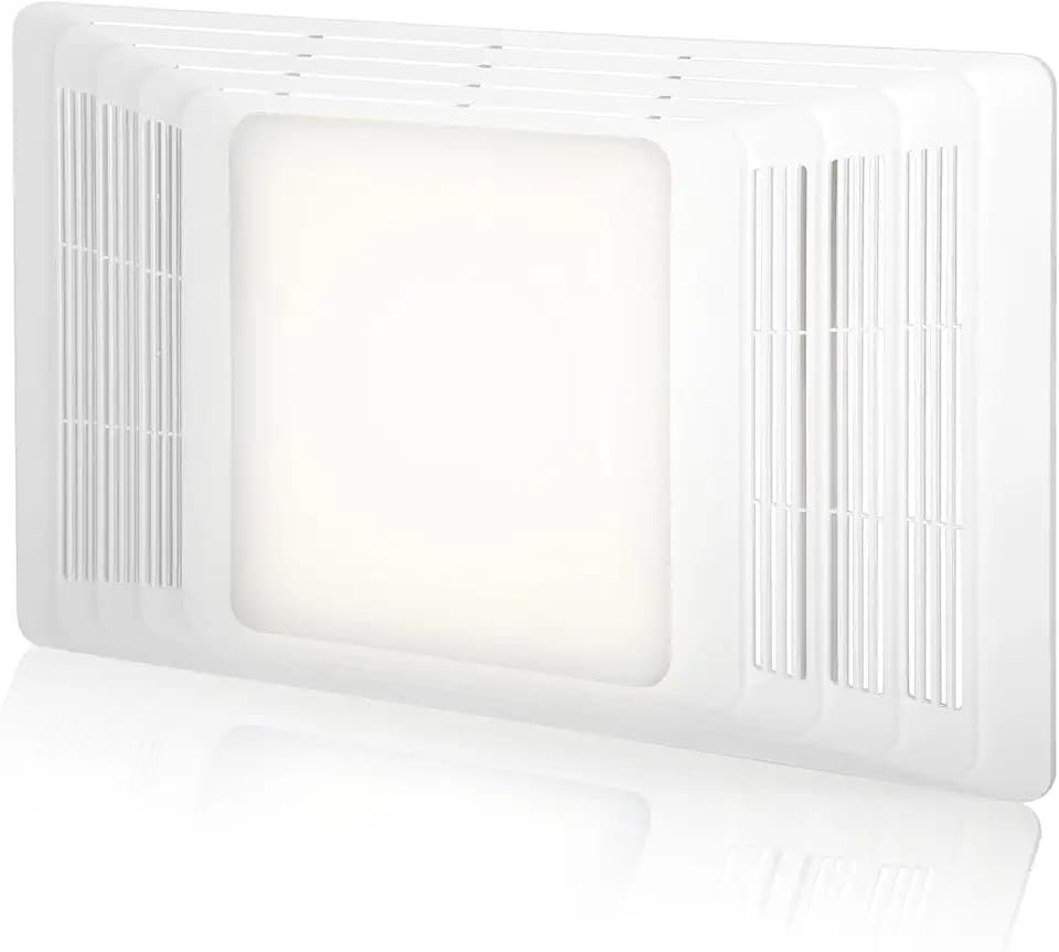 S97013662 97013662 Bathroom Fan Cover Grille Lens Assembly Kit Fit for Broan Nutone 655, 656, 657, 659, 695, HFL695, 696 Bathroom Vent Cover
