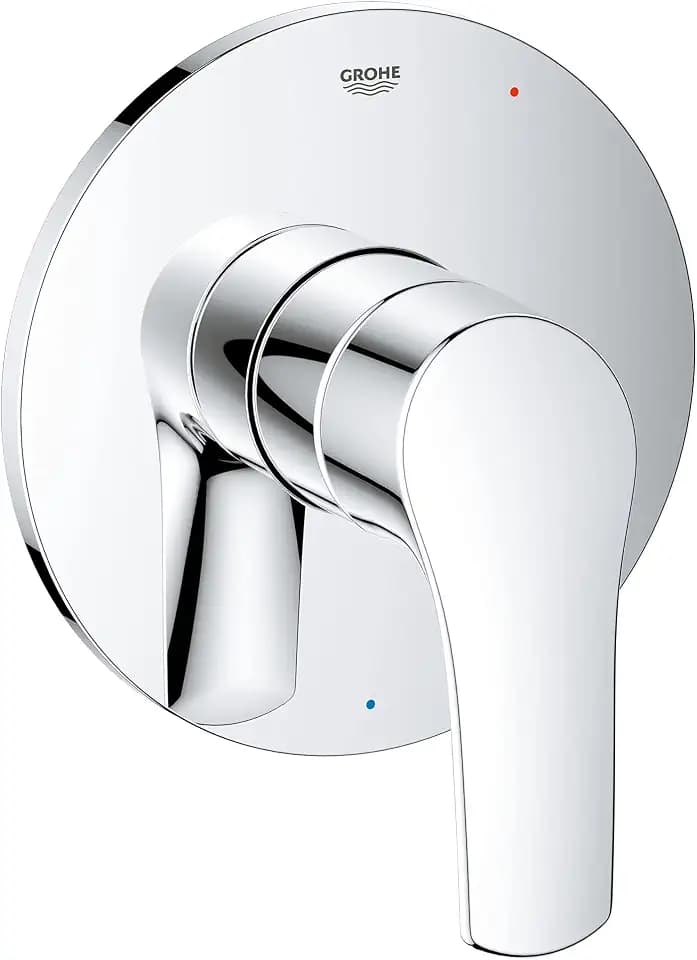 GROHE 19458003 Eurosmart Shower Valve Trim, Starlight Chrome