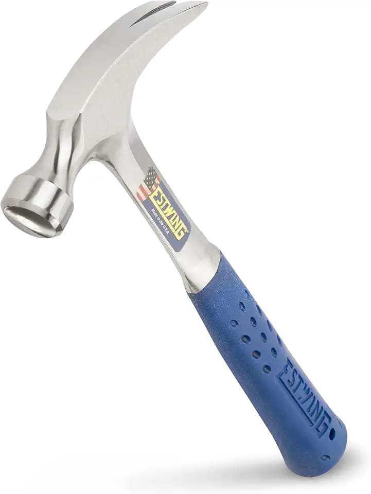 ESTWING Rip Hammer, 12oz Smooth Face, Shock Reduction Grip, E3-12S