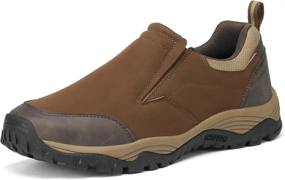 HEEZ Men's Slip On Loafers Comfortable Walking Shoes
