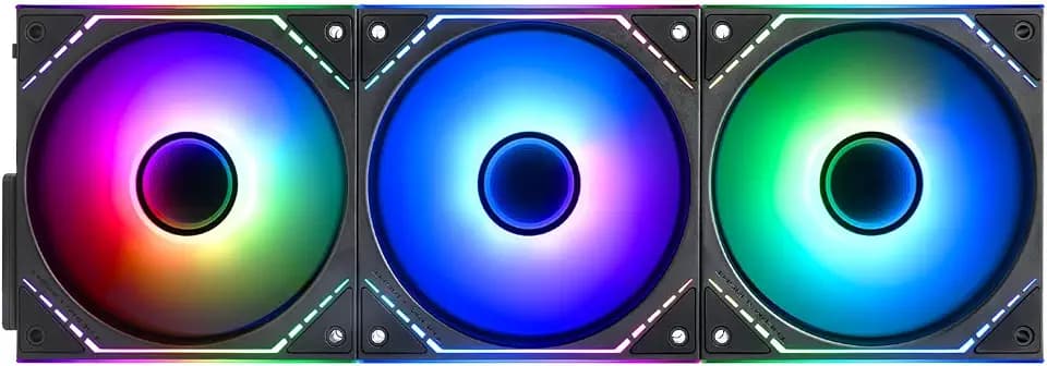 Thermalright TL-M12QR-S X3 Umgekehrter Chassiskühllüfter,Kabellose Verbindung, Bauklotzlüfter,Infinity-Spiegel-ARGB-Beleuchtungseffekt,Neues Stromversorgungs-Chipmodul Vereinfacht Die Kabelverwaltung