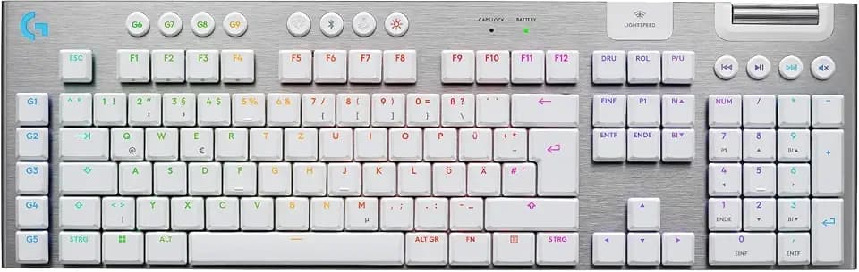 Logitech G G915 X LIGHTSPEED - Kabellose, flache Gaming-Tastatur