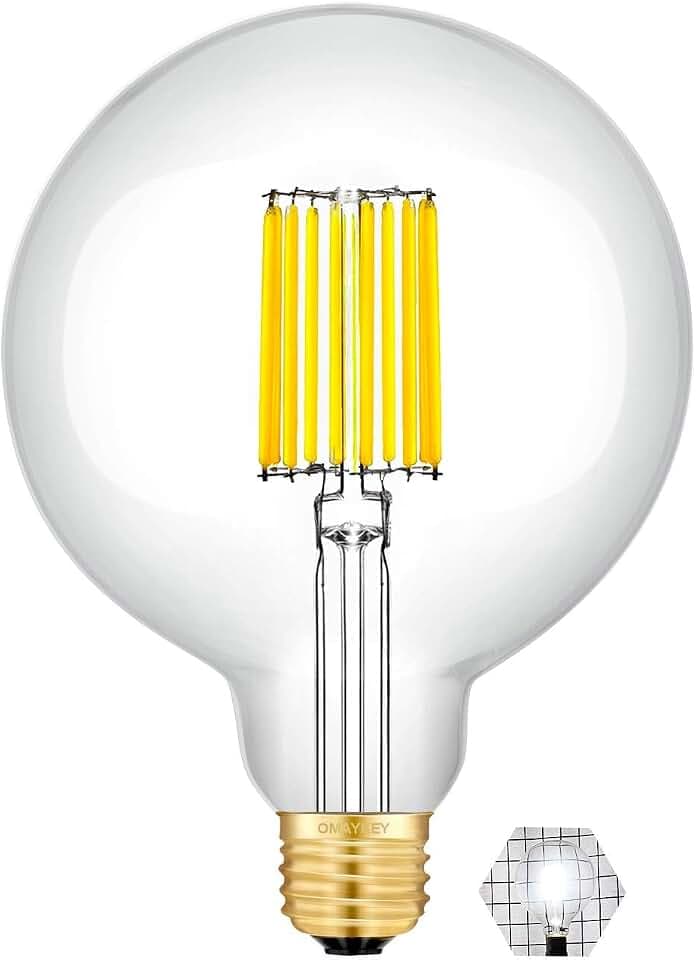 12W G125 Dimmable LED Globe Bulb, 5000K, 1000 Lumens, E26 Base