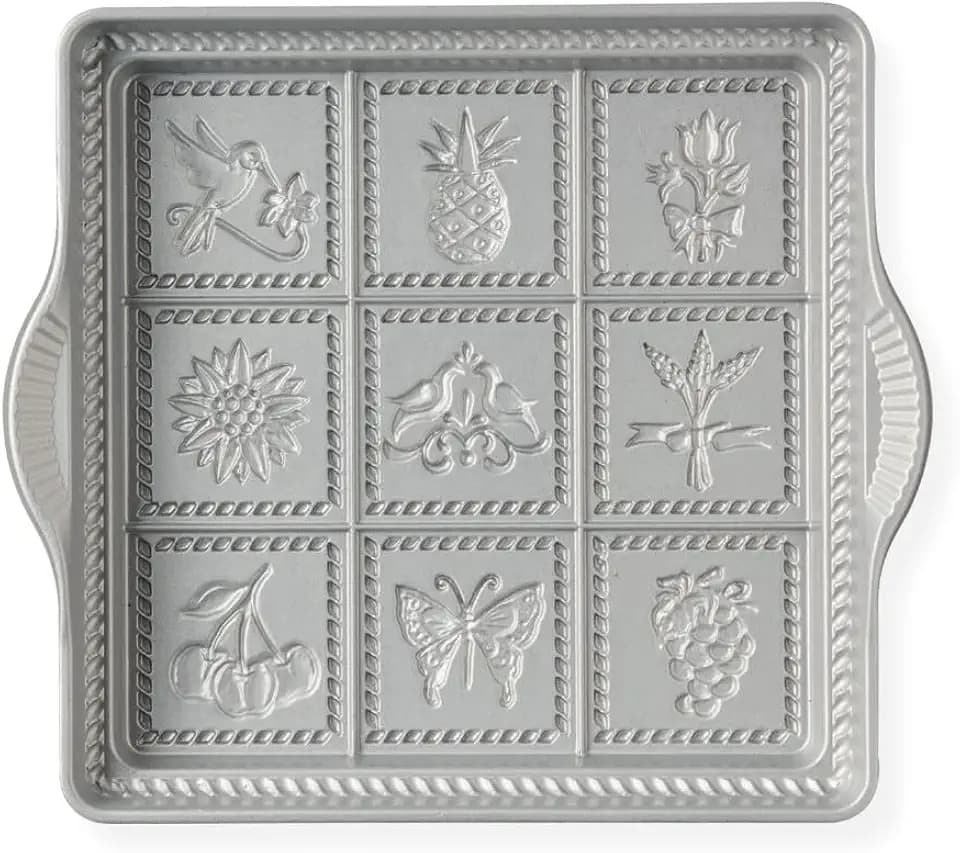 Nordic Ware Cast Aluminum English Shortbread Pan
