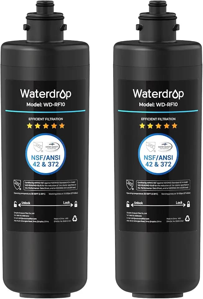 Waterdrop RF10 Water Filter Replacement for Waterdrop 10UA/10UB/10UB-B