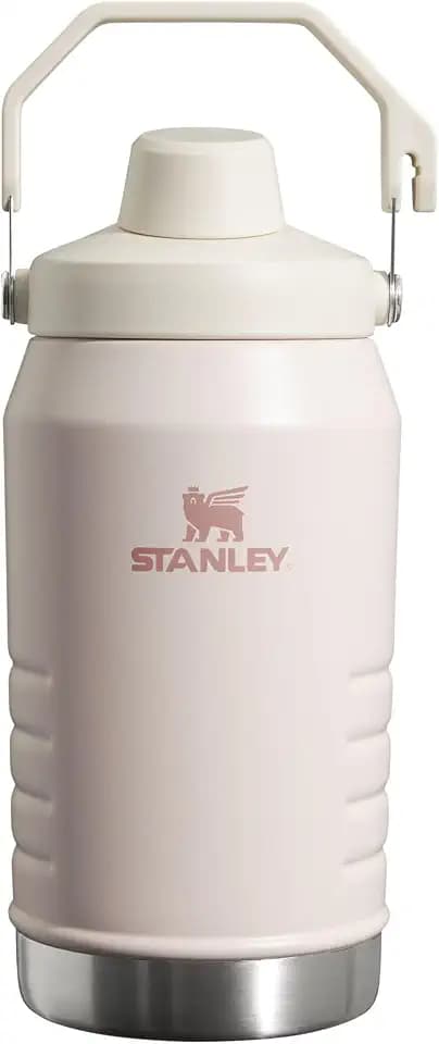 Stanley IceFlow Fast Flow Jug with Handle 64 oz | Twist On Angled Spout Lid | Leakproof for Travel and Sports | Insulated Stainless Steel | BPA-Free | Rose Quartz