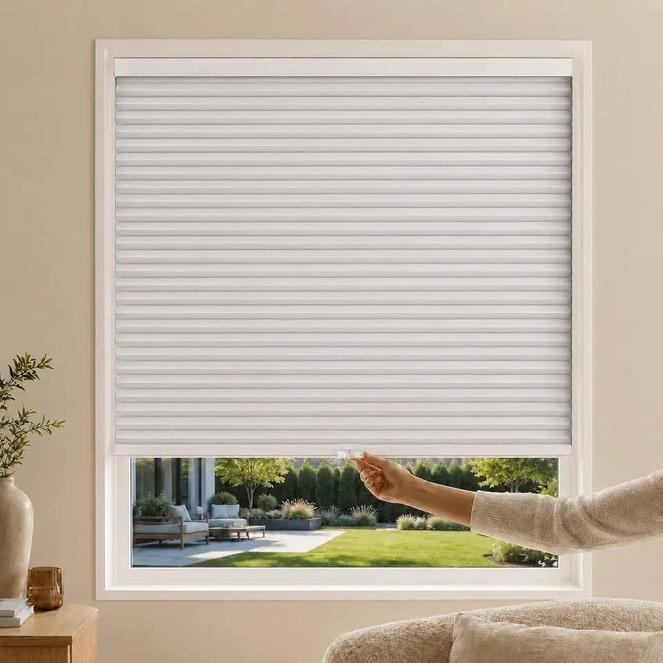 CHICOLOGY Cordless Cellular Shades, Room Darkening, Evening Mist, 46x64