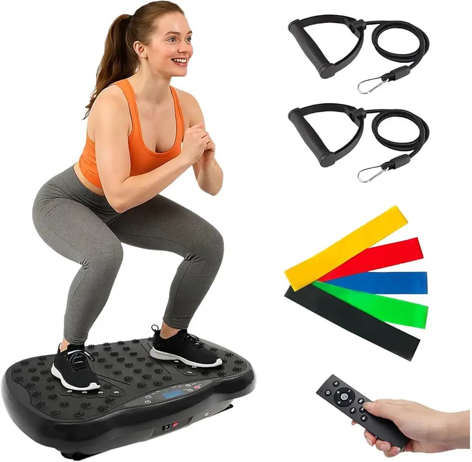 ALSO GO Vibration Plate Exercise Machine for Whole Body Lymphatic Drainage