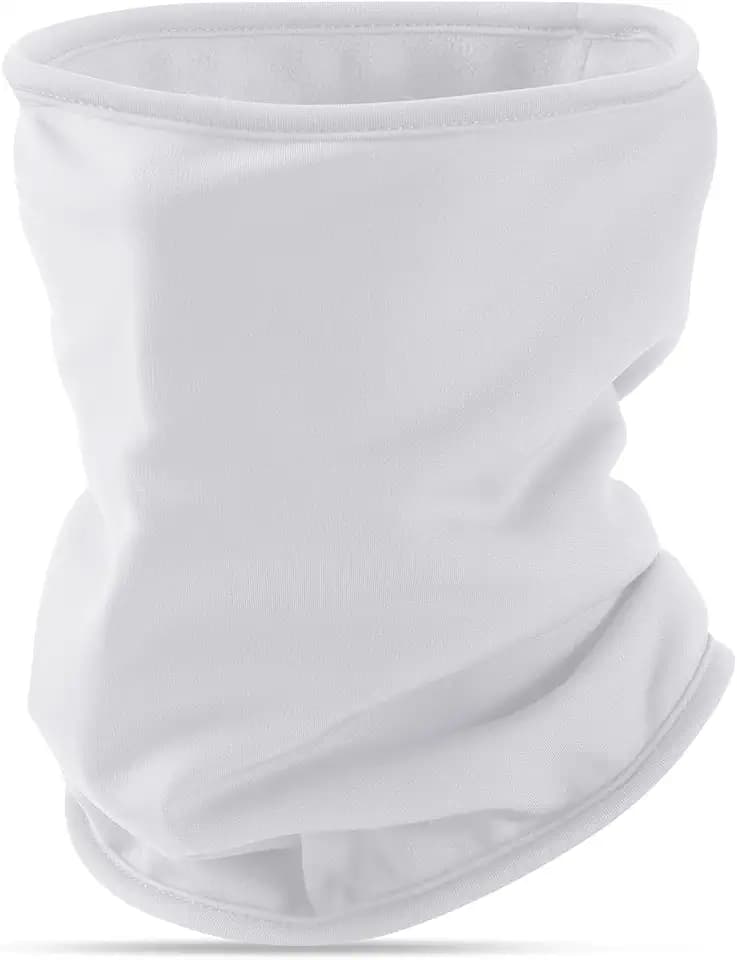 Schlauchschal Winter Damen Herren - Winddichter Fleece Halswärmer, Atmungsaktiver Loop Schal für Skifahren, Motorrad, Laufen, Fahrrad & Joggen - Super Weich, Kälteschutz Gesicht