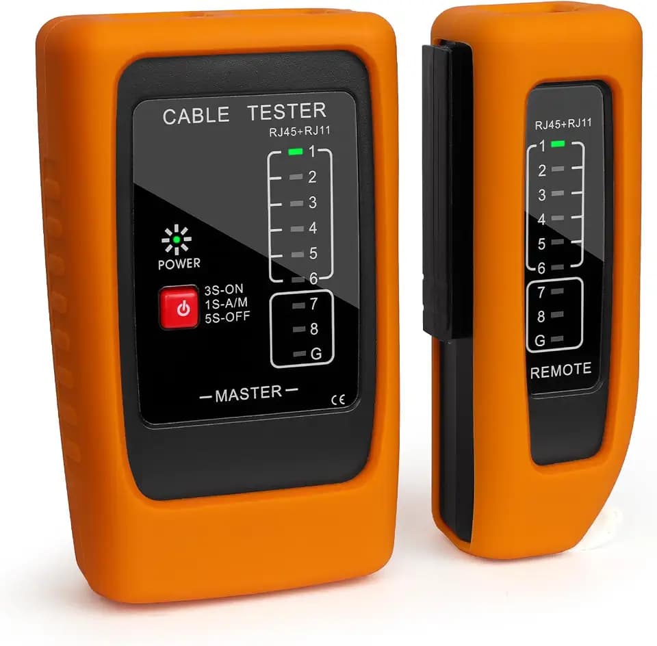 Brileine Network Cable Tester and Ethernet Tester with POE Detection