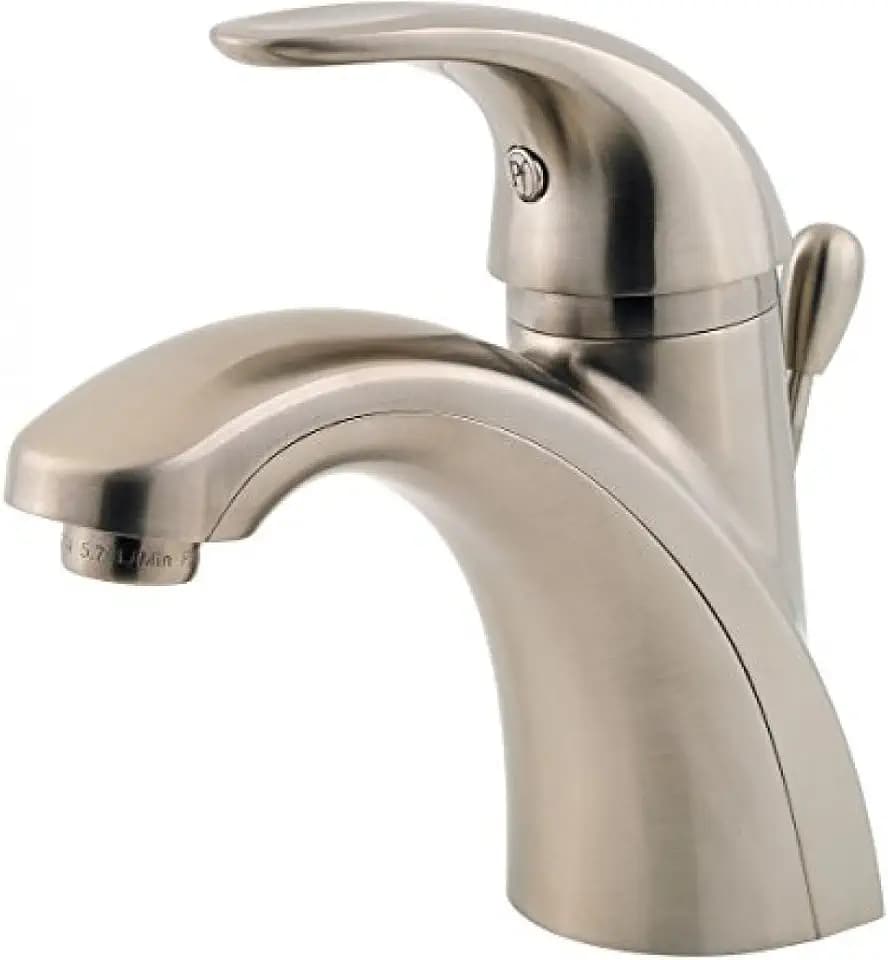 Pfister, LF-042-PRKK, Parisa 1.2 GPM Single Hole Bathroom Faucet - Includes Pop-Up Drain Assembly, Brushed Nickel
