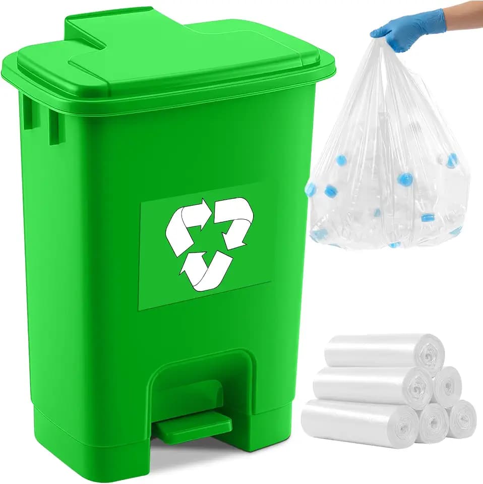 Geiserailie 1 Set 15L Green Compost Bin Kitchen