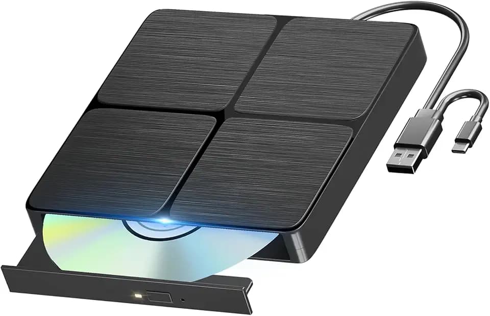 Tragbar Bluray Laufwerk Extern, Zwei Anschlüsse Externer Bluray Brenner