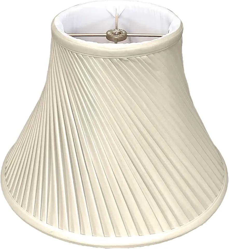 Royal Designs BS-717-14BG Twisted Pleat Basic Lamp Shade, 6 x 14 x 11, Beige