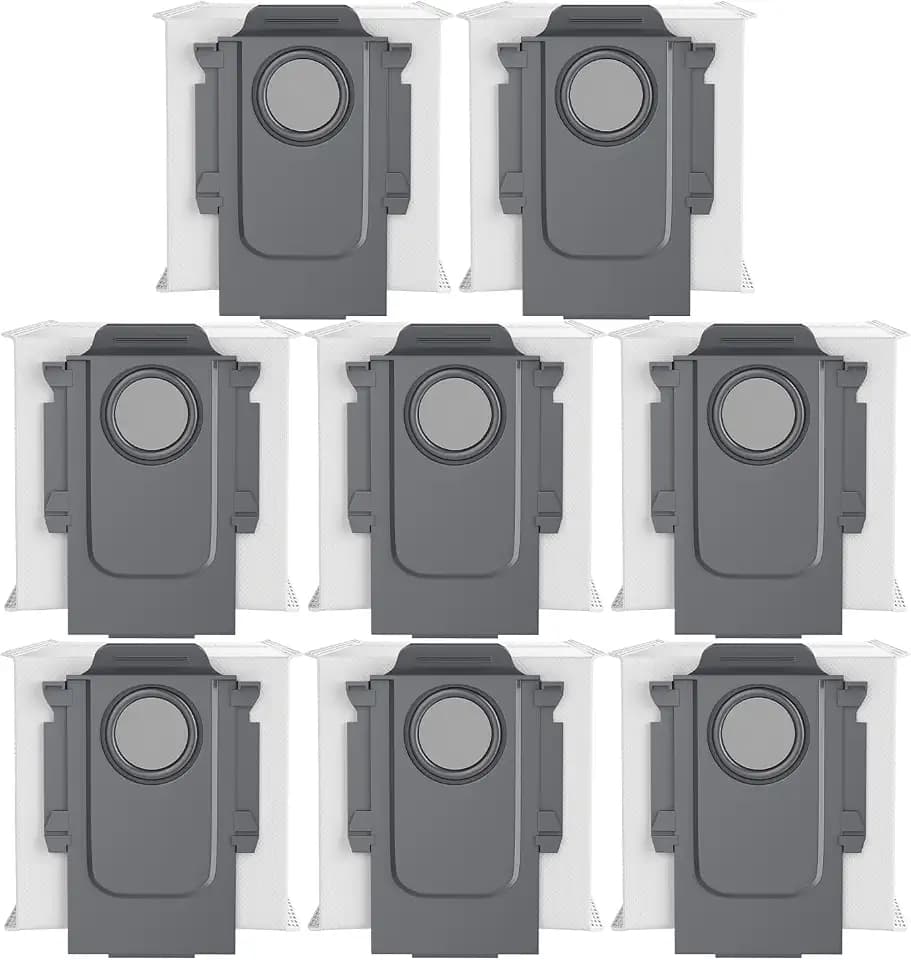8 Packs Vacuum Bags Replacement Compatible with Roborock S8 Pro dust bag