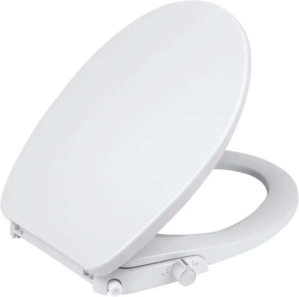 Cornat Dusch-WC-Sitz – weiß – Thermoplast – Quick up & Clean