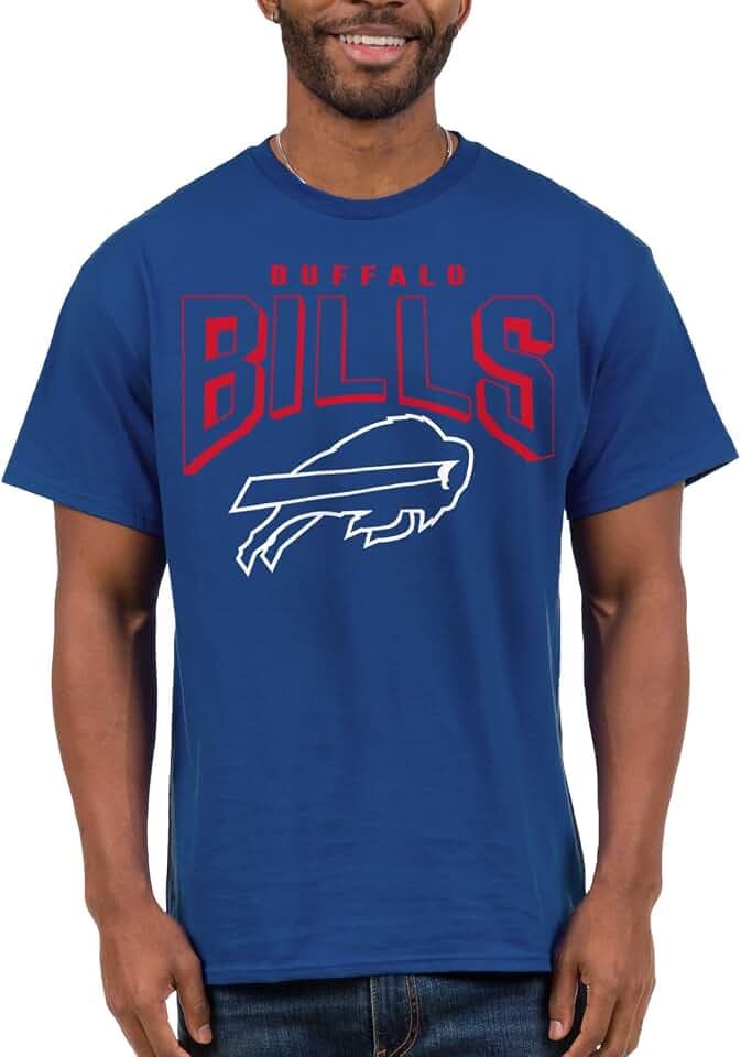 Junk Food Clothing x NFL - Bold Logo - Short Sleeve Fan Shirt for Men and Women - Officially Licensed NFL Apparel