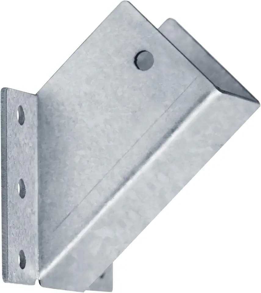 GBGS 10 Pack 45-Degree Post and Beam Knee Bracket for 2x4 Lumber,14 Gauge