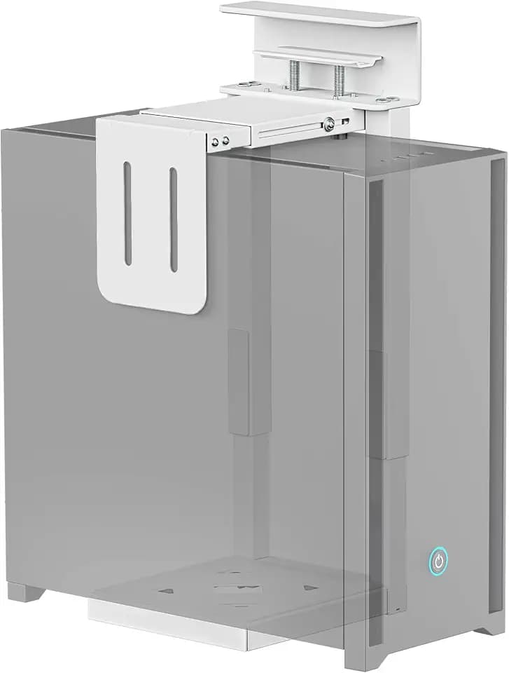 monTEK Heavy-Duty PC-Halterung unter Schreibtisch, Ohne Bohren montierbar