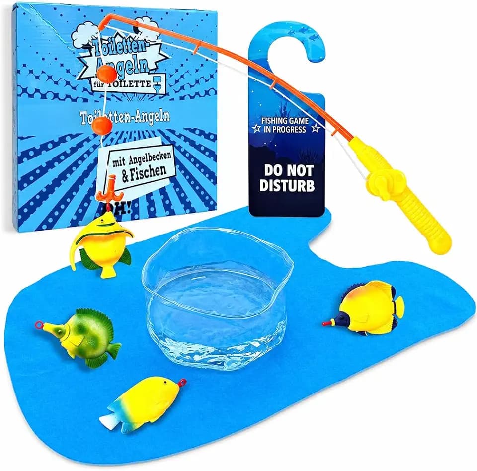 MIJOMA Toilettenspiel WC-Spiel Klospiel für die Toilette Badezimmerspiel Männergeschenk