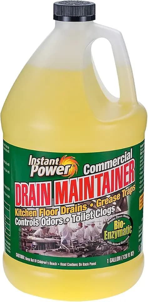 Instant Power Commercial Drain Maintainer & Trap Treatment, 1 Gal