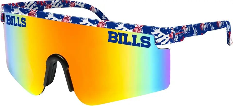 FOCO NFL Team Logo Large Frame Sunglasses