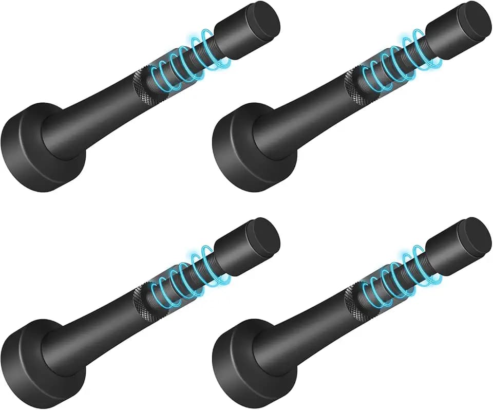 4Pcs Adjustable Door Stoppers for Bottom of Door
