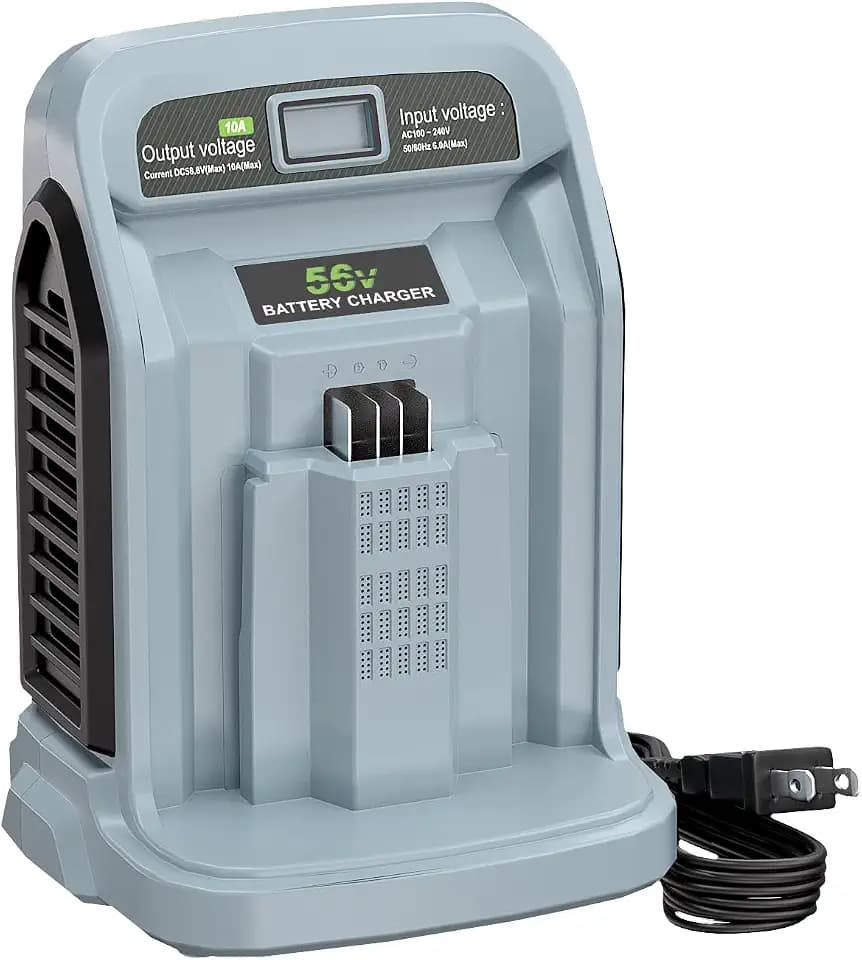 CH5500 10A Replacement Fast Charger for EGO 56V Battery Charger, Compatible with EGO 56V Batttery BA2800 BA4200 BA1400, for EGO Power+ CH5500 56-Volt 550W Charger