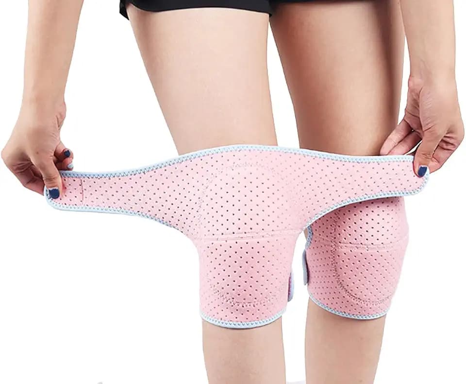SUJAYU Knee Pads for Women & Men, Soft Dance Knee Pad Volleyball Knee Pads for Women Men Wrestling Gear, Crash Pad Snowboarding Gear Knee Protector for Work (Fit Under 140lbs)