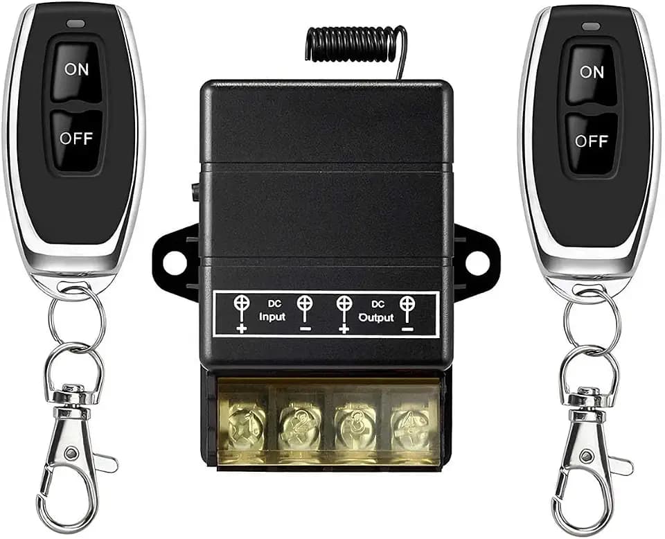 12volts Remote Control Switch, DC 12V-72V/40A Remote Switch.