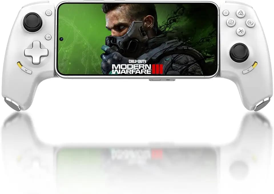 Joso USB C Mobile Gaming Controller, Plug & Play with Hall Effect Joystick/Triggers, 2 Back Buttons/3.5mm Audio Jack, for Cloud/PS/Xbox/PC Remote Play, Universal Phone Gamepad