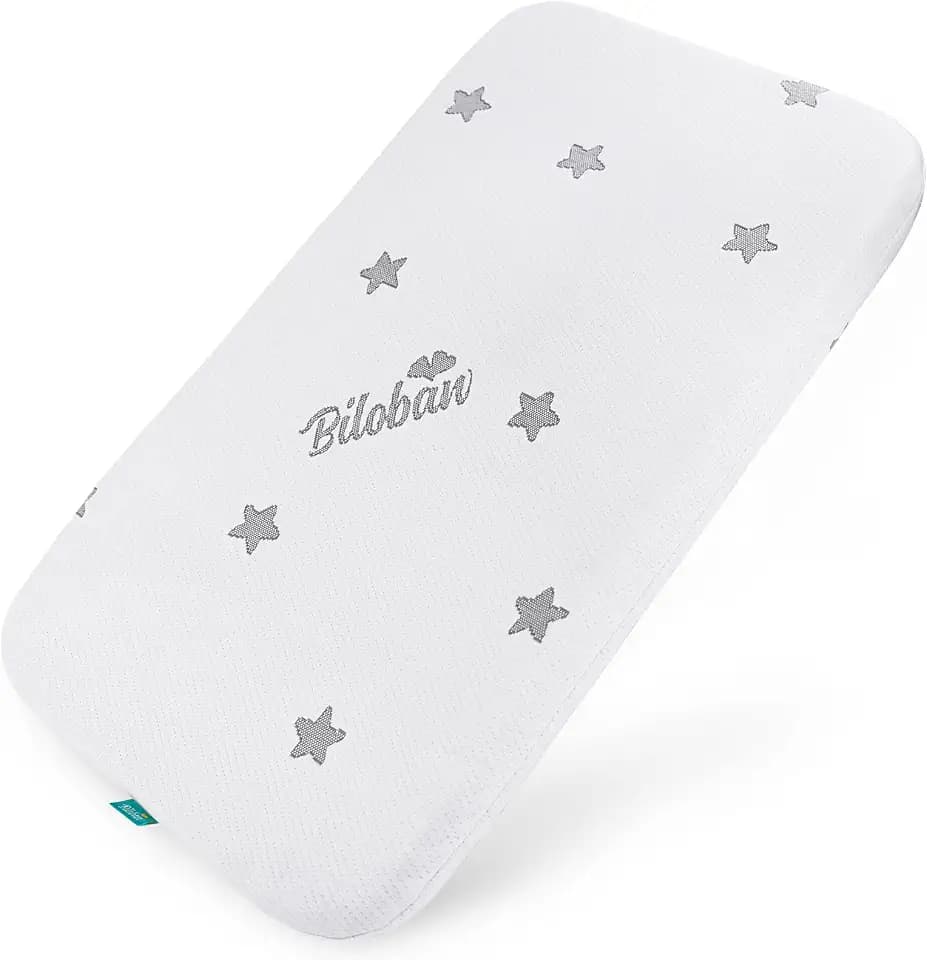 Bassinet Pad 20" x 30" Fit for Graco Travel lite, Cloud Baby and Maxi-COSI Swift Lightweight (only for Bassinet), Waterproof Breathable Soft, Baby Foam with Removable Zippered Cover