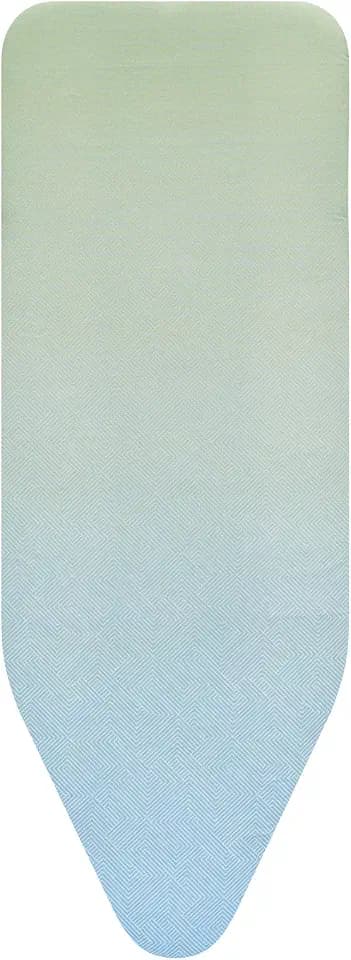 Brabantia Replacement Ironing Board Cover | All-in-One Set | Fits XL Comfort Board (Size C) | Fairtrade Soothing Sea Cover | 100% Cotton Cover + Foam Padding Layer | for Brabantia Ironing Board C