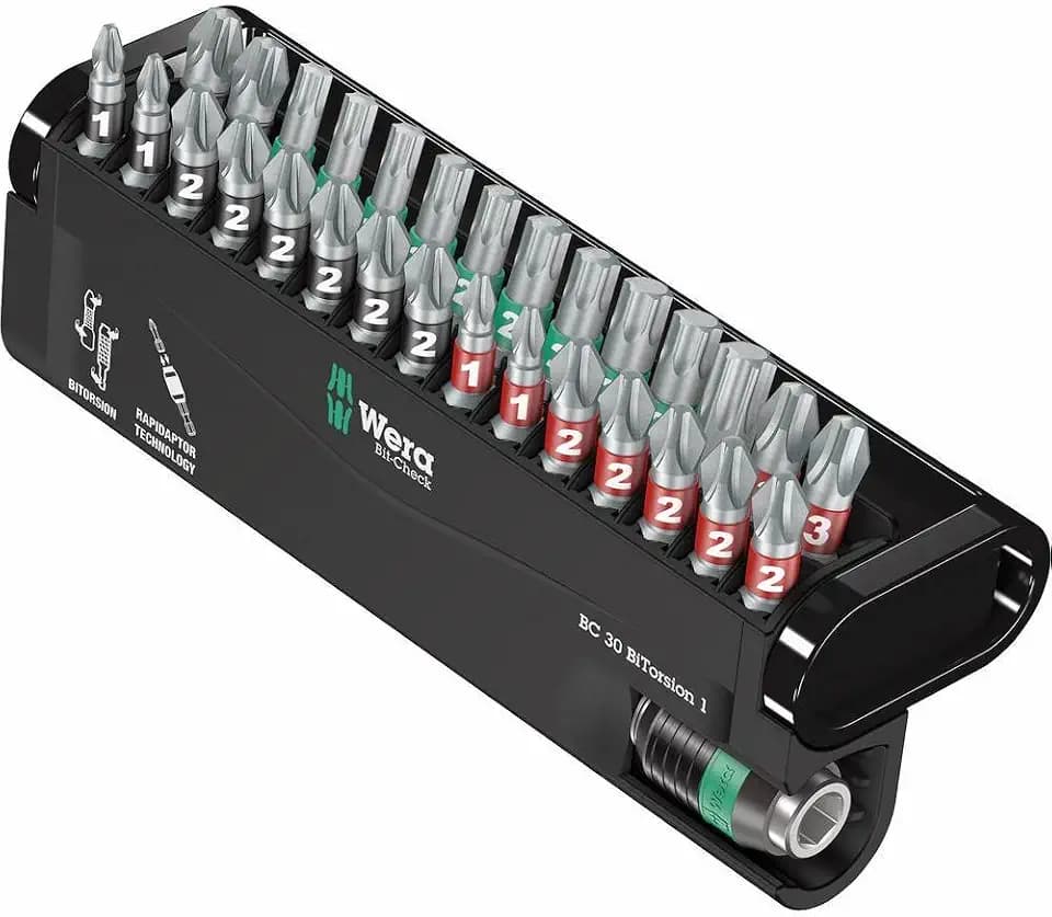Wera 05057430001 Sortiment, Bit-Check BiTorsion 1, 30-teilig, Stück