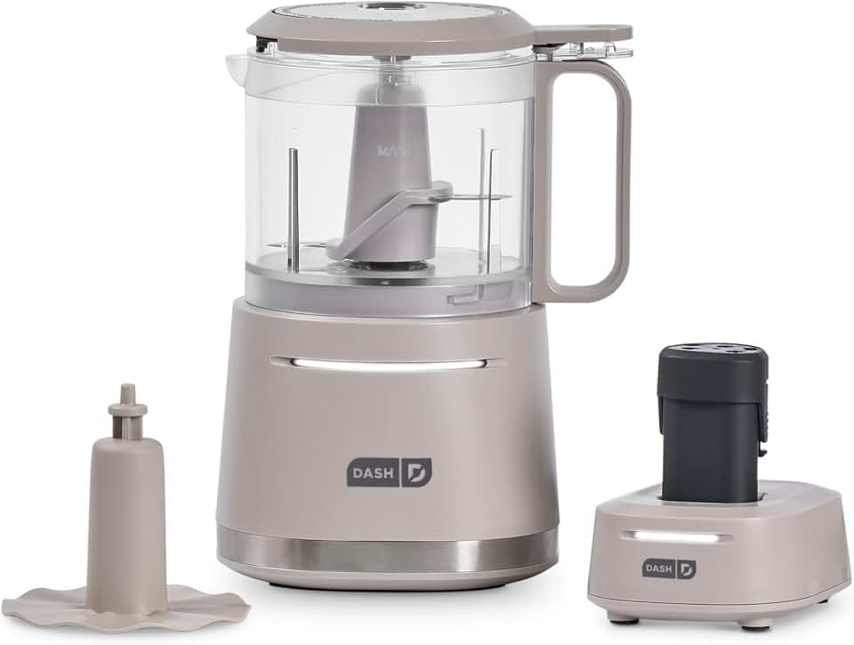 Dash Cordless Personal Blender, 17-oz Bottle, French Grey