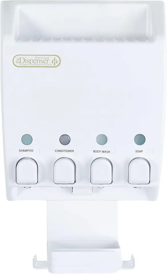Better Living Ulti-Mate Shower Dispenser Caddy, 4 x 14.5 oz, White