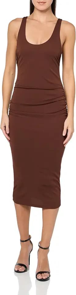 Forever 21 Women's Racerback Ruched Midi Dress