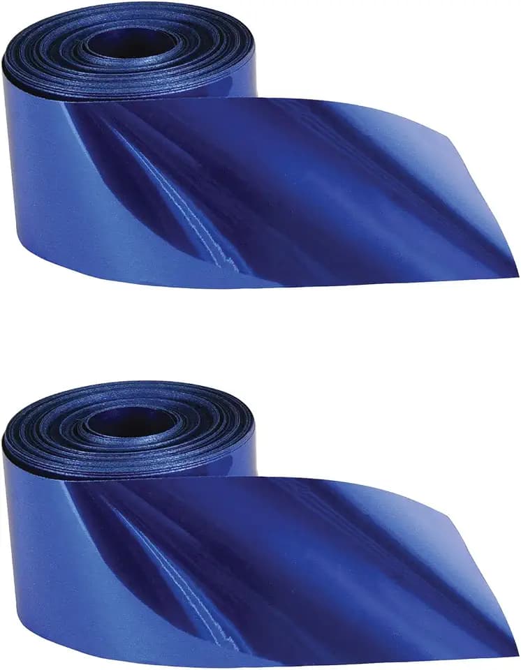 Beistle 2 Piece Indoor Outdoor Metallic Plastic Birthday Streamers For Graduation Party Supplies, Baby Shower Decorations