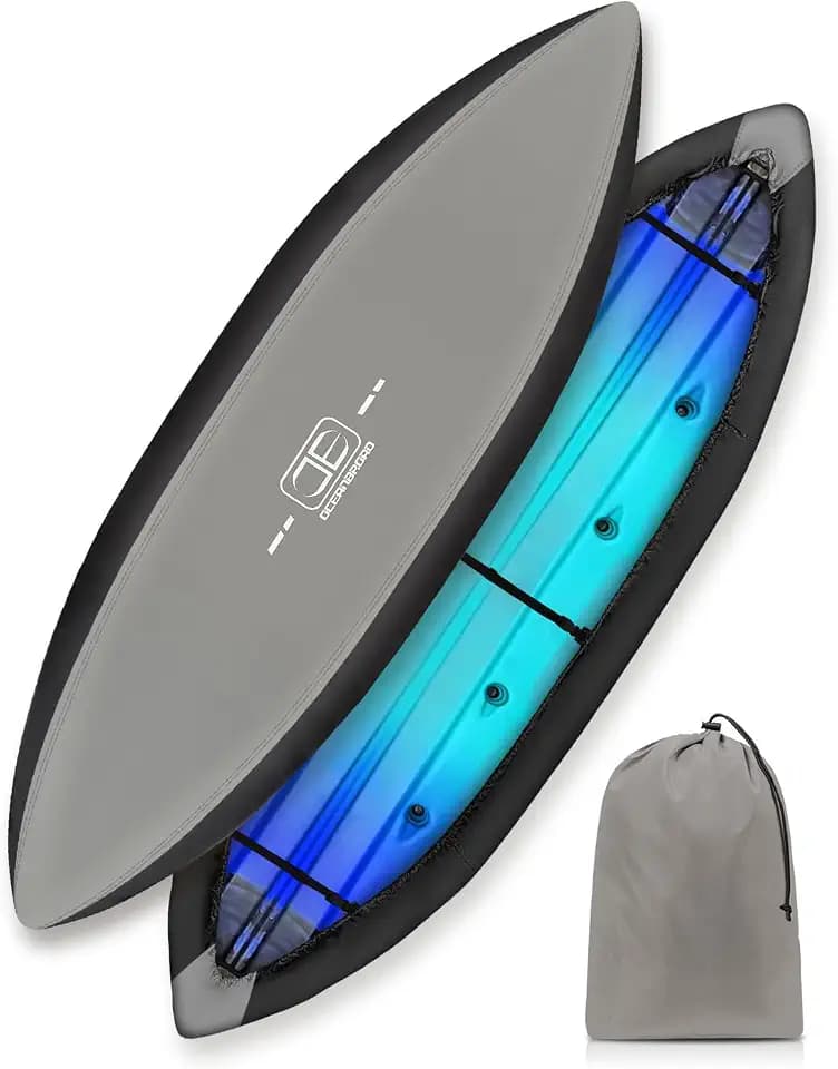 OCEANBROAD Kayak Cover(Non-Fishing) UV&Water-Resistant for Outdoor Storage