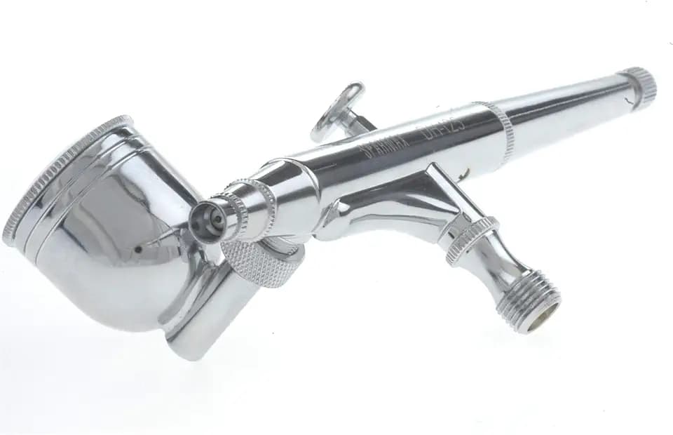 Sparmax DH125 Airbrush-Pistole mit doppelter Wirkung, Chrom, 0,5 mm