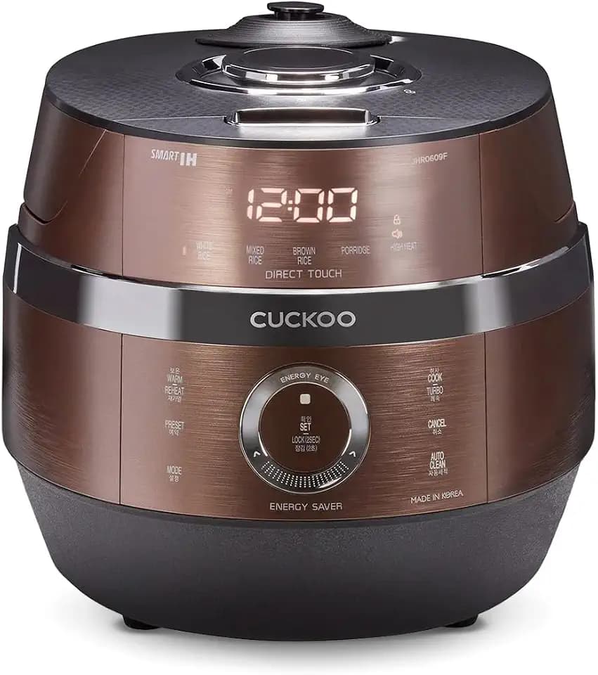 CUCKOO High Pressure Induction Rice Cooker, 12-Cup Cooked, CRP-JHR0609F