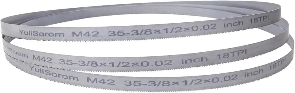 35-3/8 Inch Bandsaw Blade 18 TPI for Milwaukee 48-39-0529 Portable Band Saw Blade, 35-3/8" x 1/2" x .020" bandsaw Blades 3-Pack